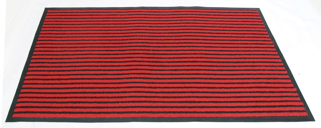 ворсовый красный ковер