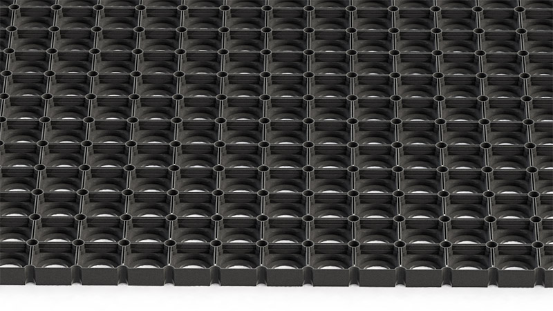 ковры со сквозными отверстиями