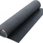 Резиновое рулонное покрытие — Поперечное рифление (цена за кг) 1200 Черное